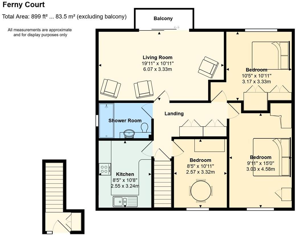 Ferny Court, Penylan, Cardiff floorplan