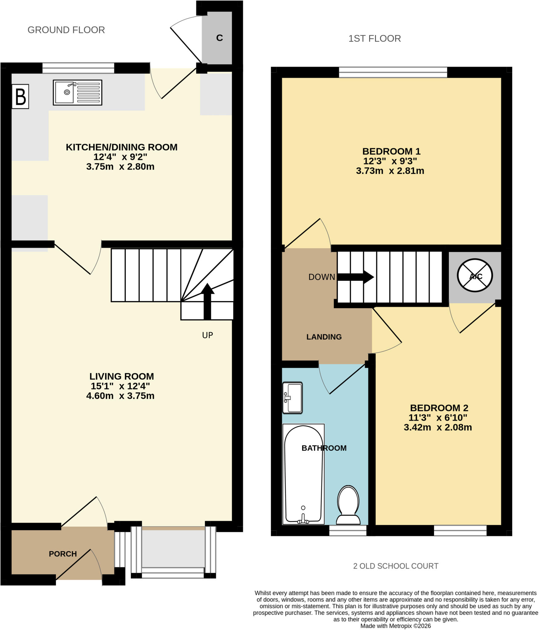 Old School Court, Summer Street, Leighton Buzzard, Central Bedfordshire floorplan