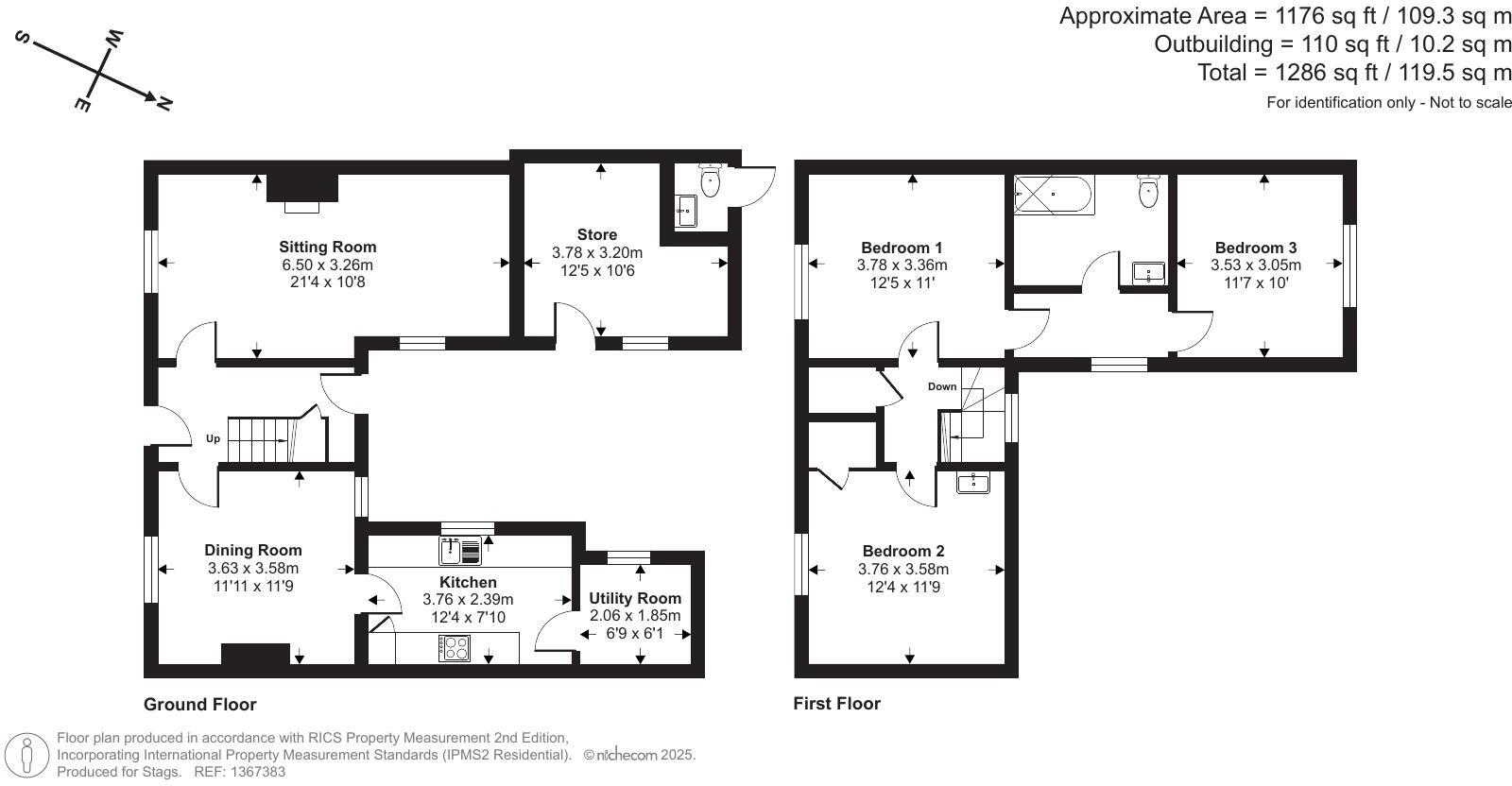 The Street, Charmouth floorplan