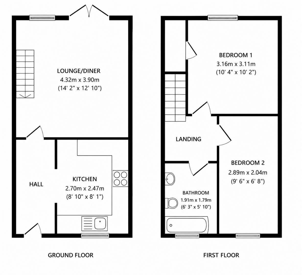 Wellesley, Harlow floorplan
