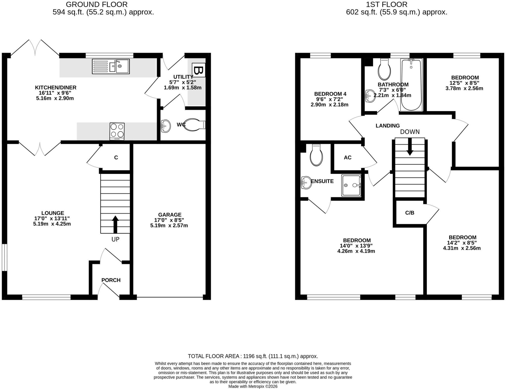 Oberon Grove, Street floorplan