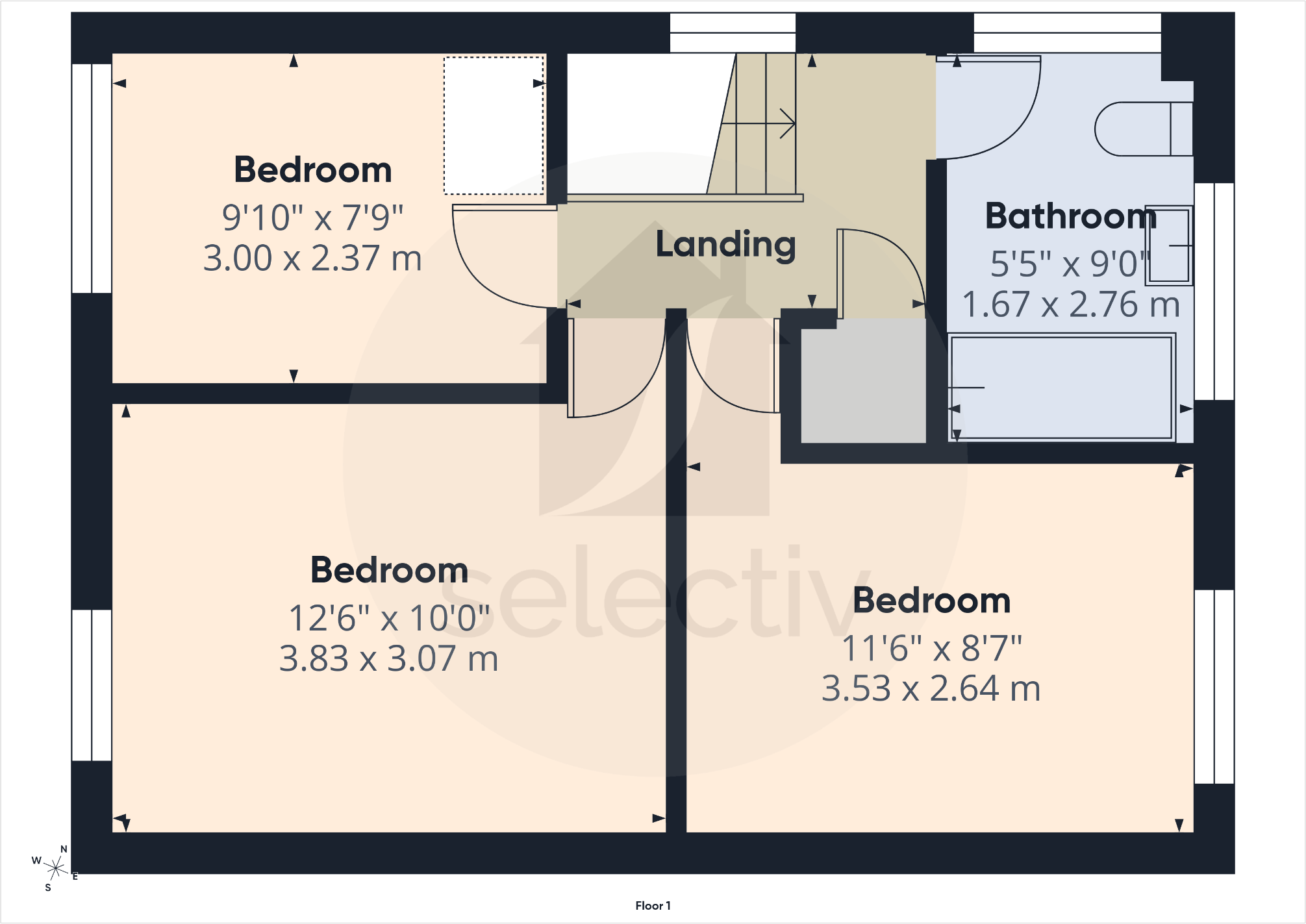 High Peak, Guisborough, North Yorkshire, TS14 floorplan