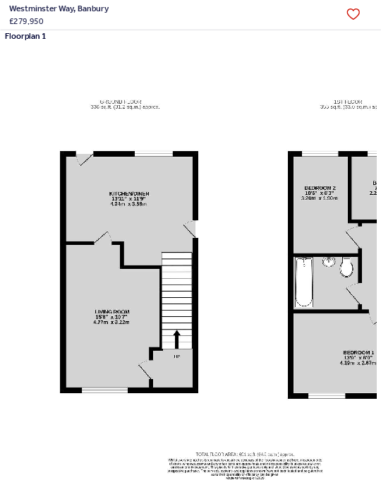Westminster Way, Banbury floorplan