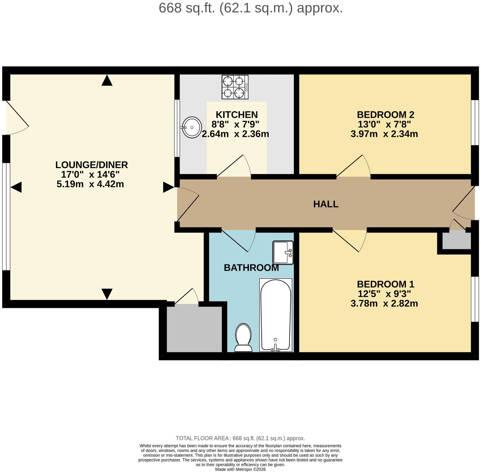 Viking Way, Horndean floorplan