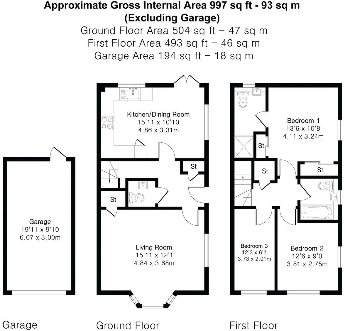 Greensand Place, Godalming, GU7 3FH floorplan