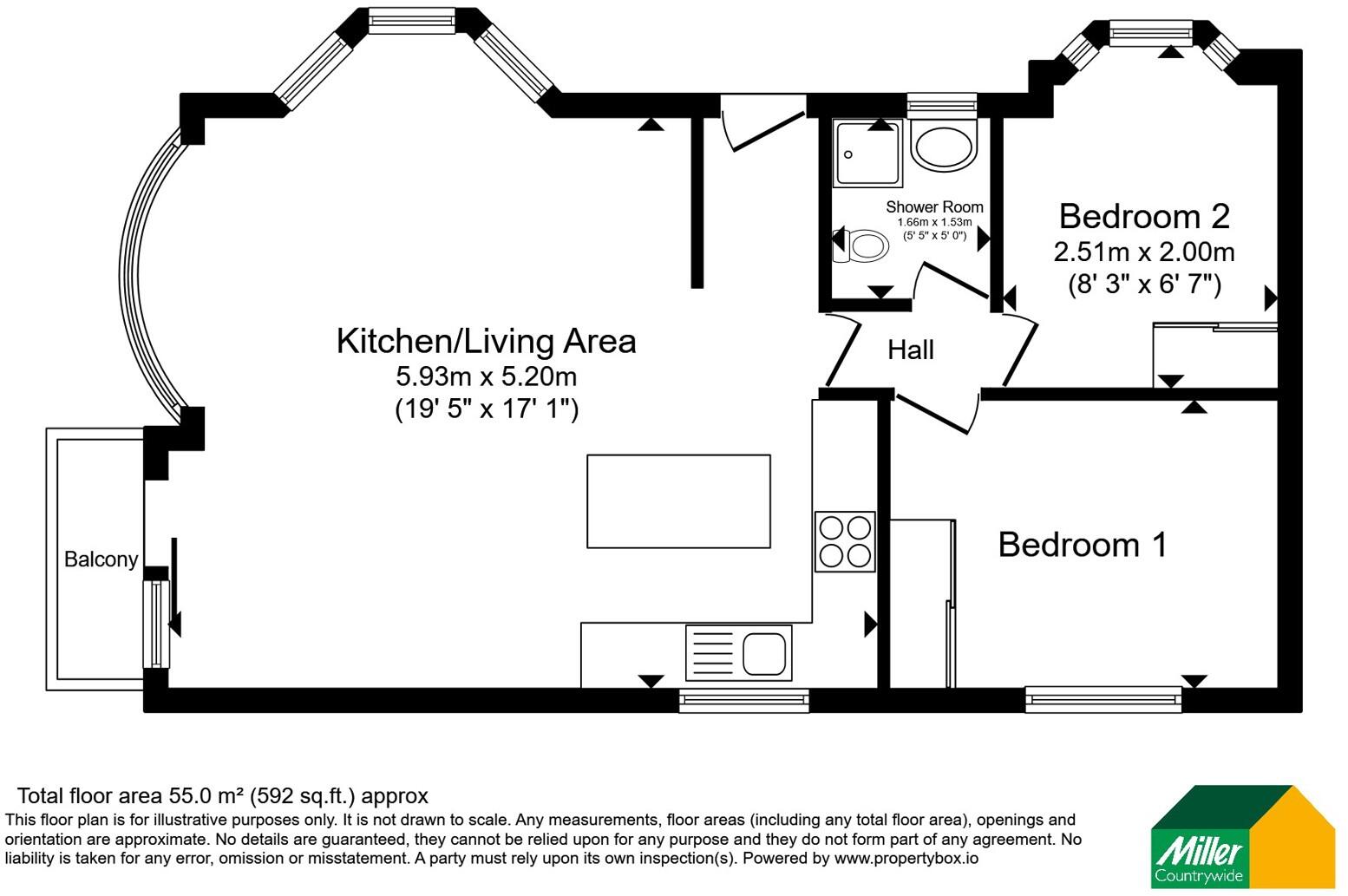 Site 1a, FALMOUTH, Cornwall, TR11 floorplan