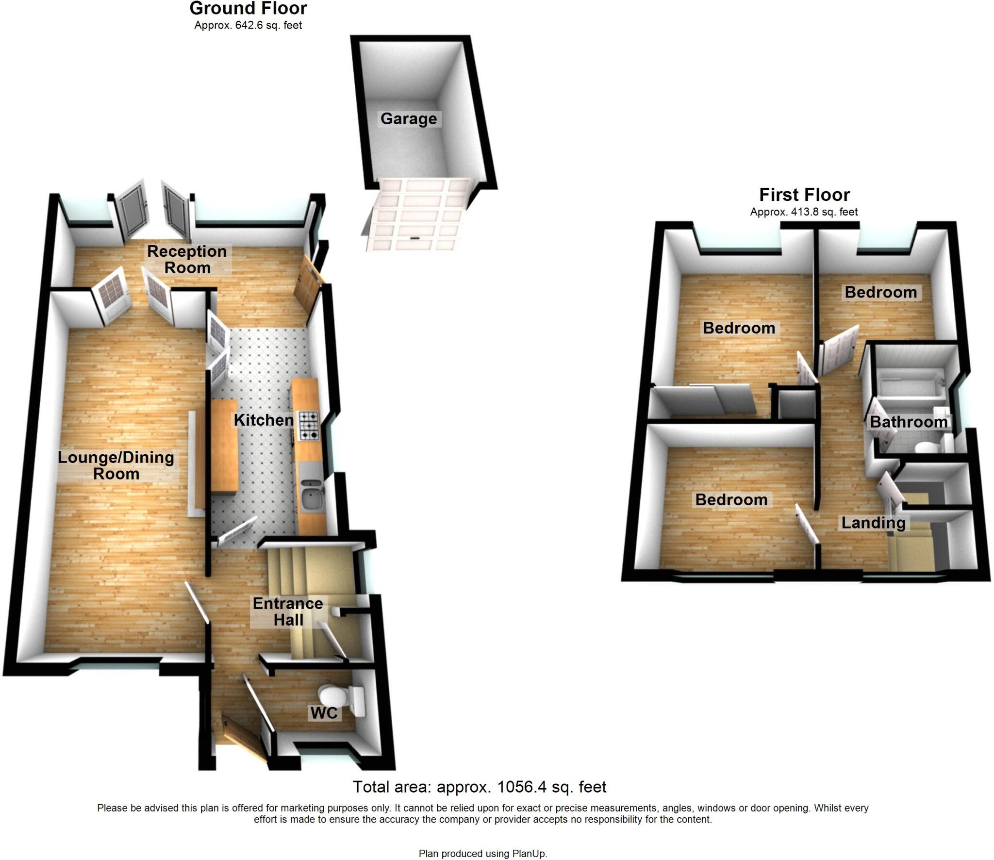 Prinys Drive, Wigmore, Kent, ME8 floorplan