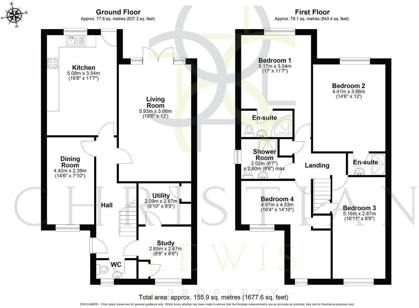 3, Abbots Grange, Pershore floorplan