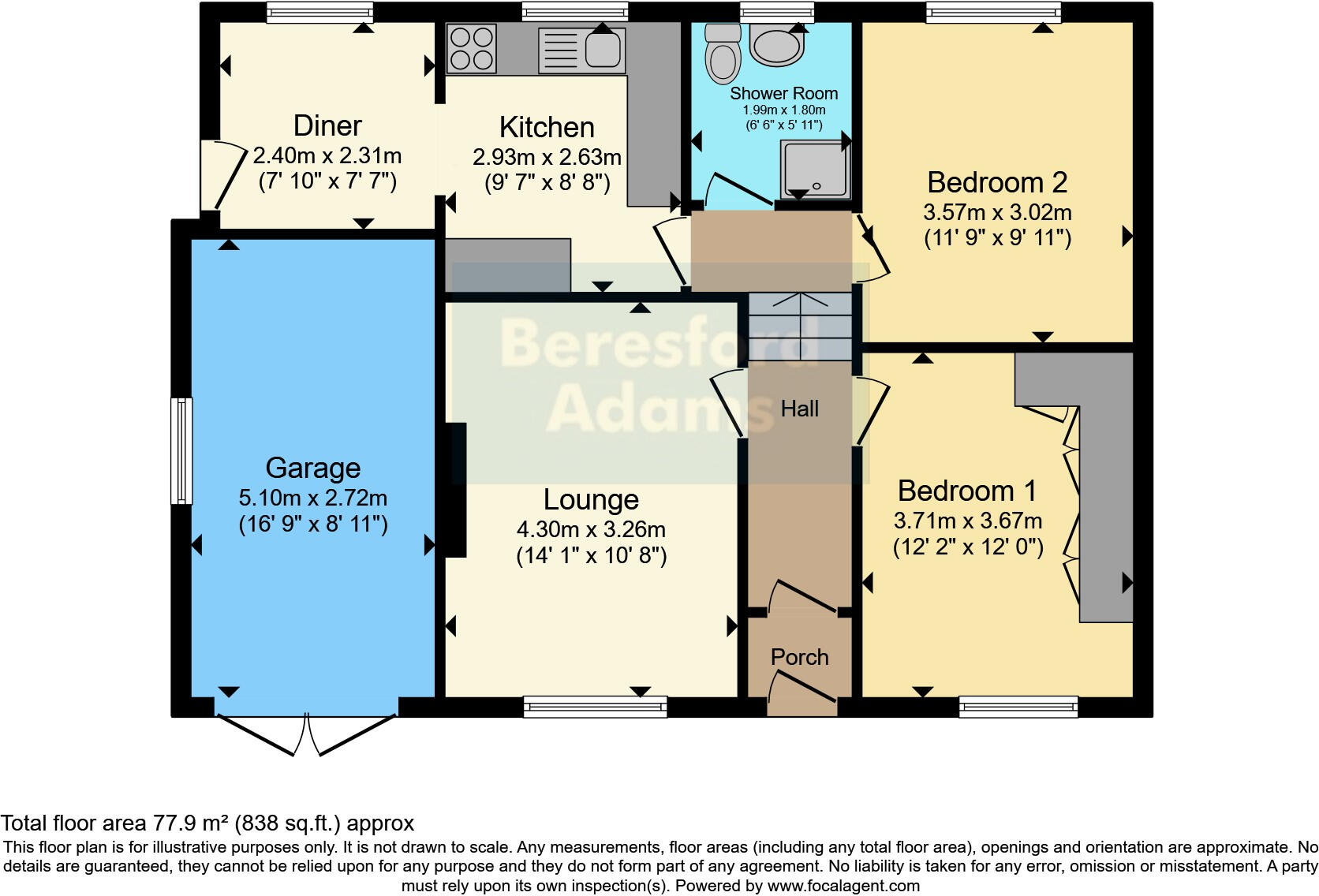 Tan Yr Allt Avenue, Mochdre, Colwyn Bay, Conwy, LL28 floorplan