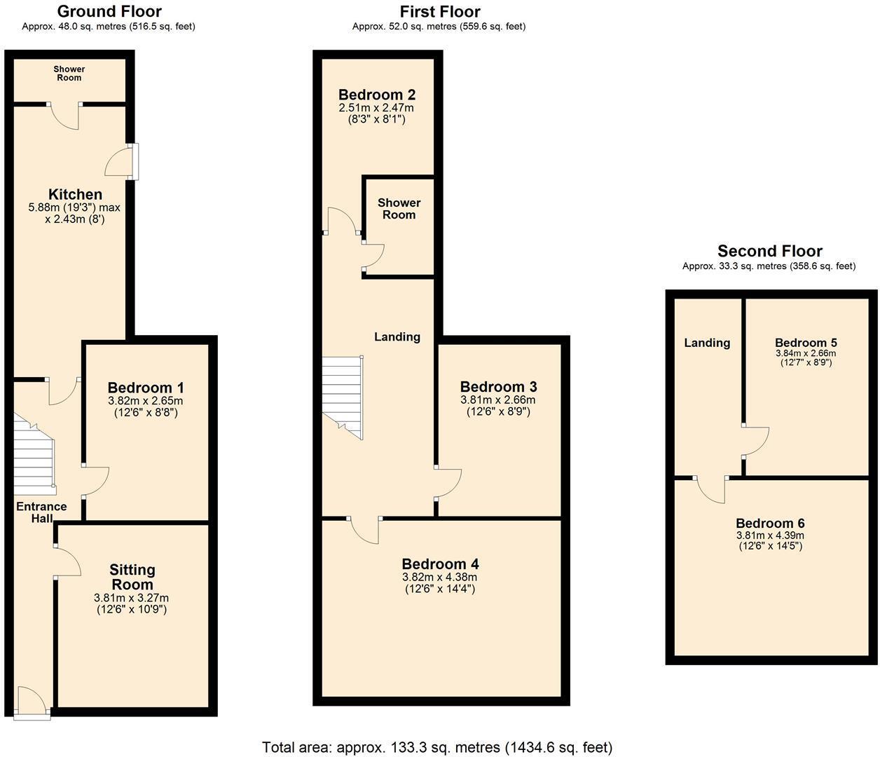 Hillsborough Avenue, Exeter floorplan