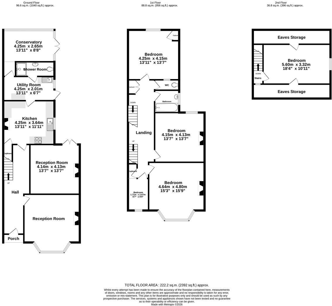 Bridge Road, Epsom floorplan