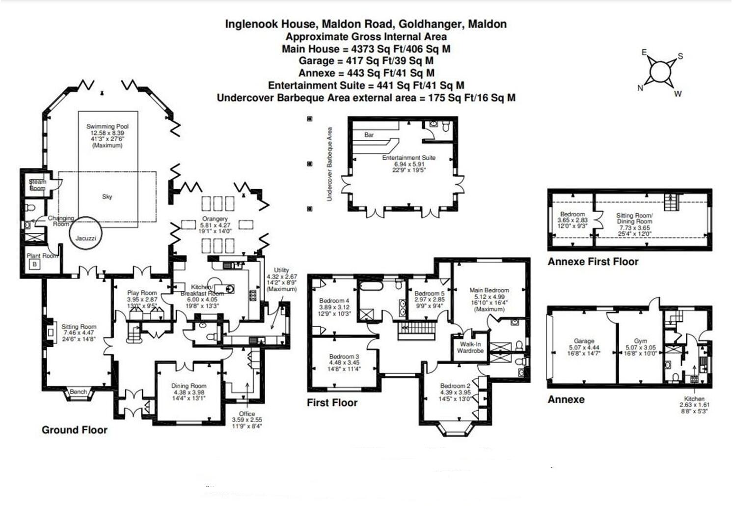 Maldon Road, Goldhanger, Maldon, Essex, CM9 floorplan