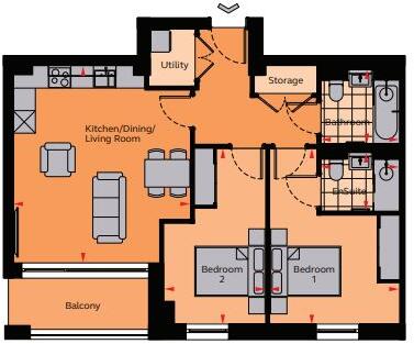 The Mint, Guildford Guildford GU1 floorplan