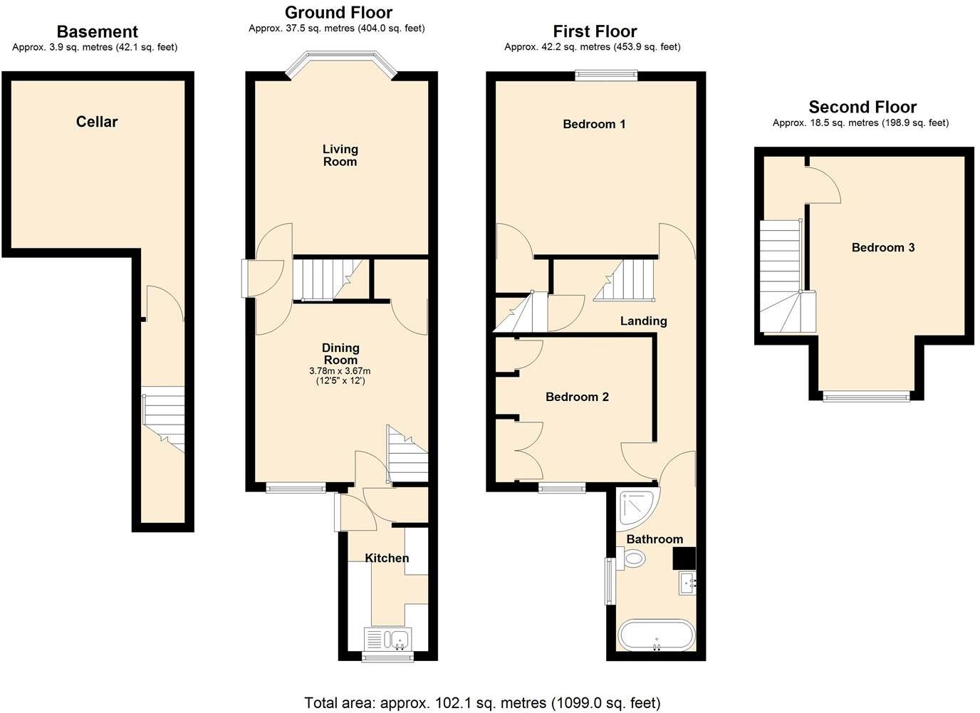 Milton Road, Sheffield floorplan