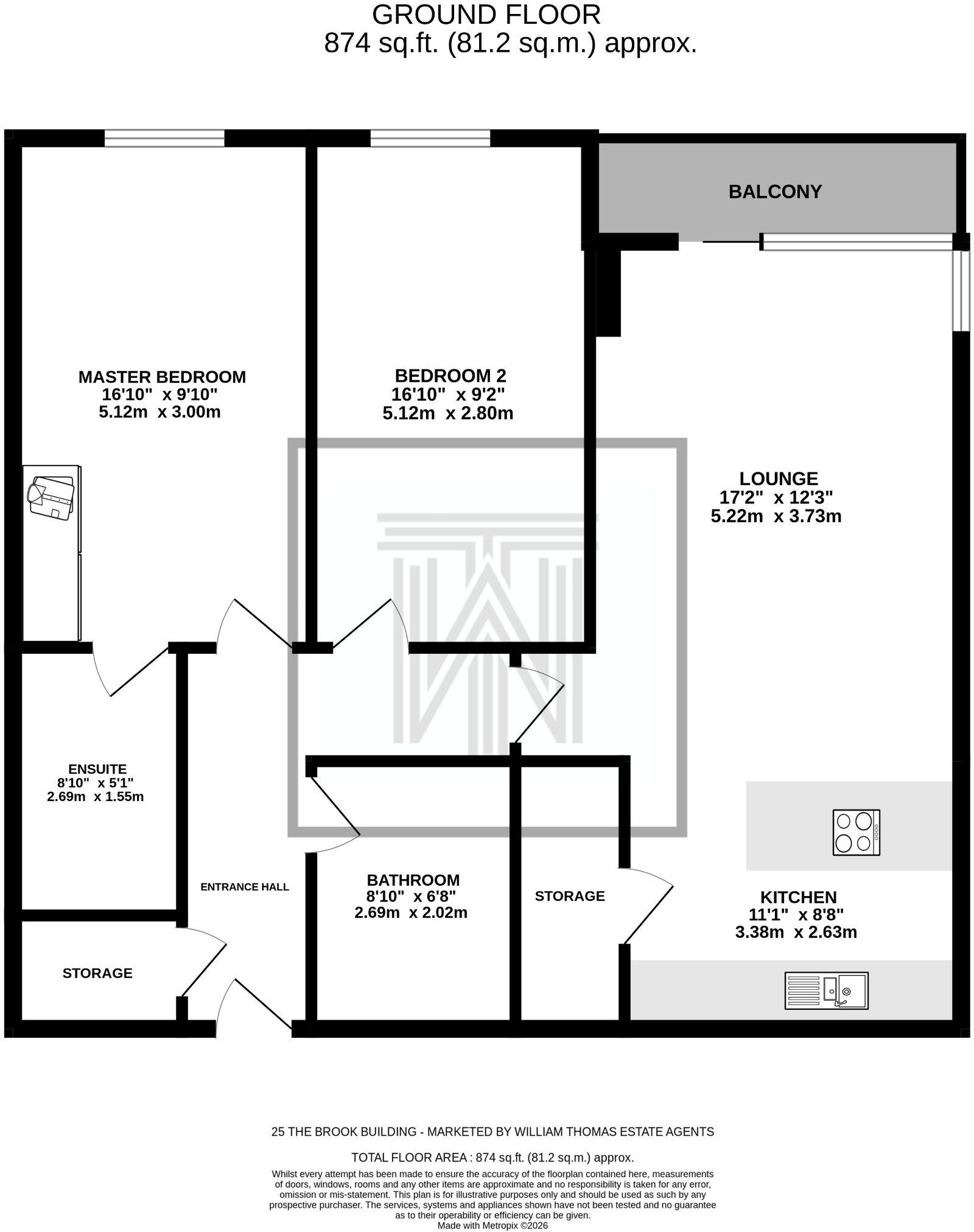 25 The Brook Building, Deakins Mill Way, Bolton, BL7 9YU floorplan