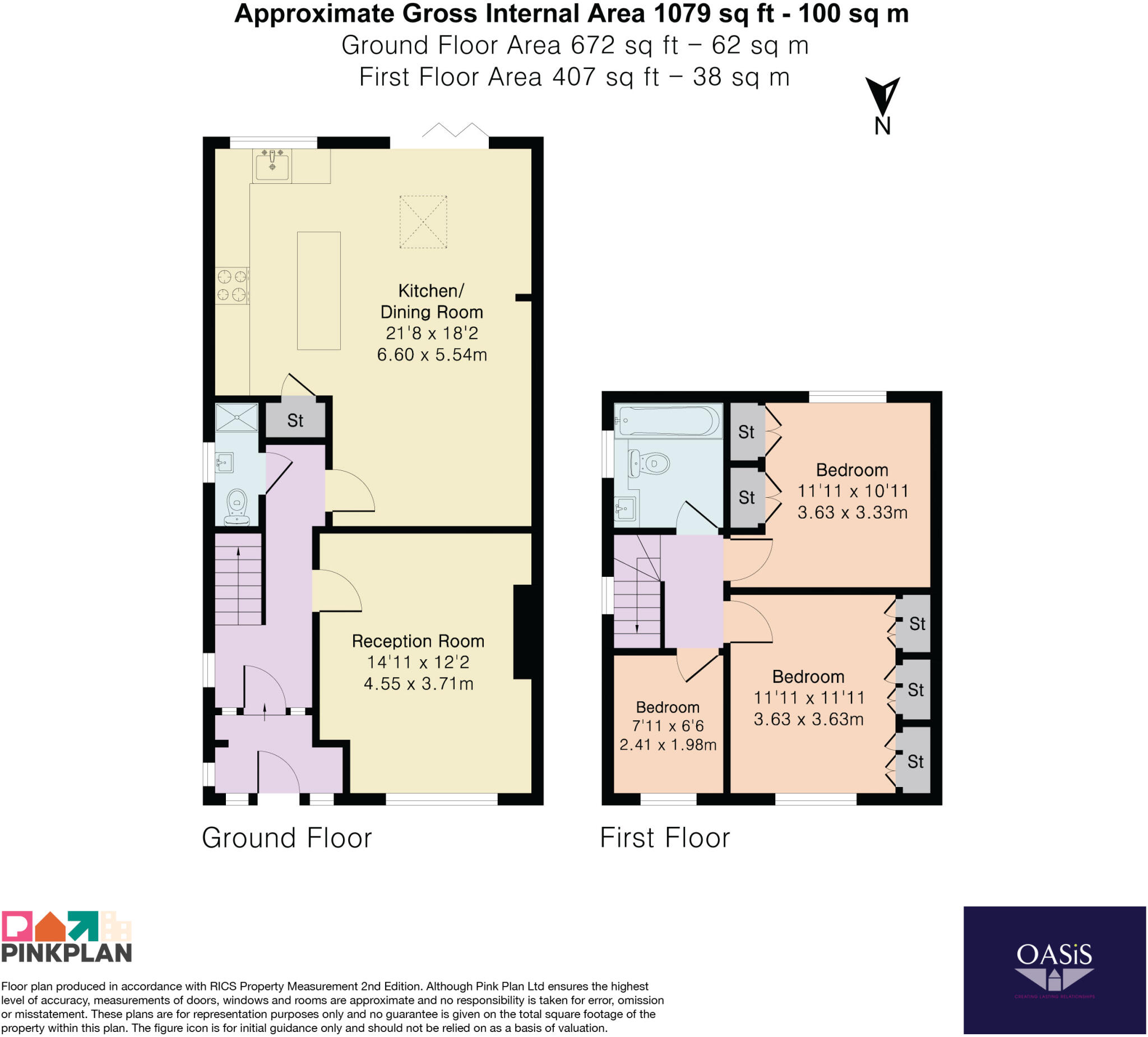 Woodhaw, Egham, Surrey, TW20 floorplan