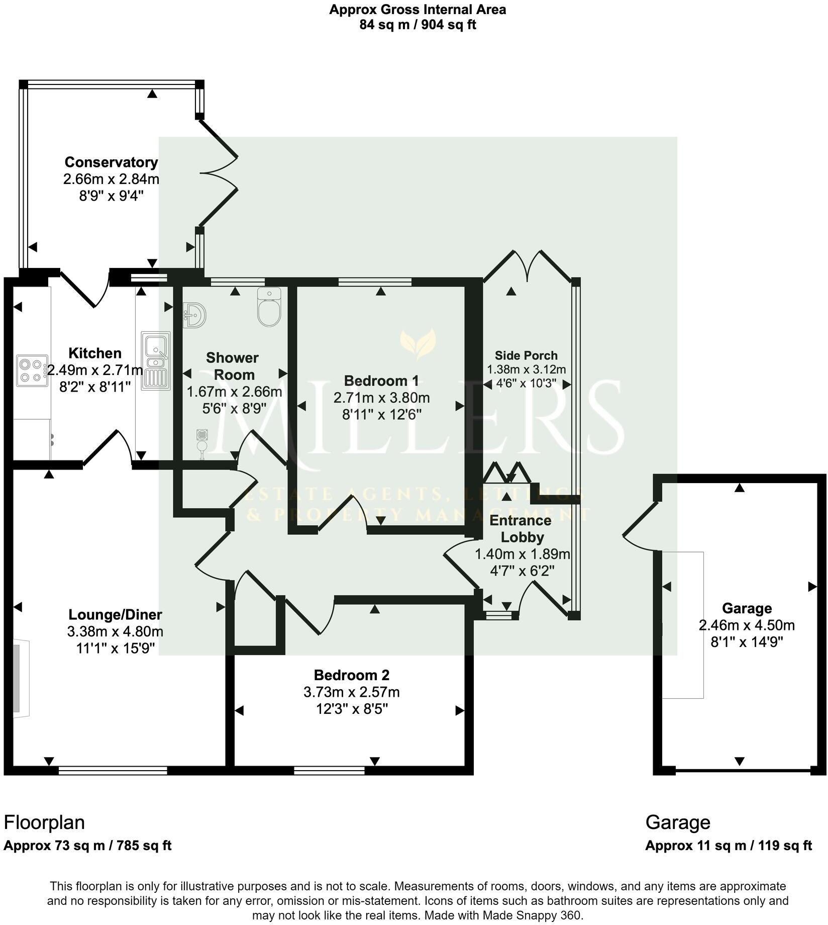 Hamilton Close, North Walsham, NR28 floorplan