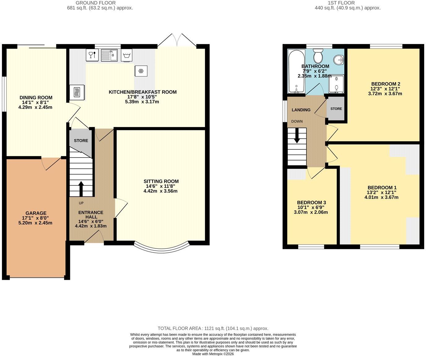 Westbury Lane, Newport Pagnell, Buckinghamshire, MK16 floorplan