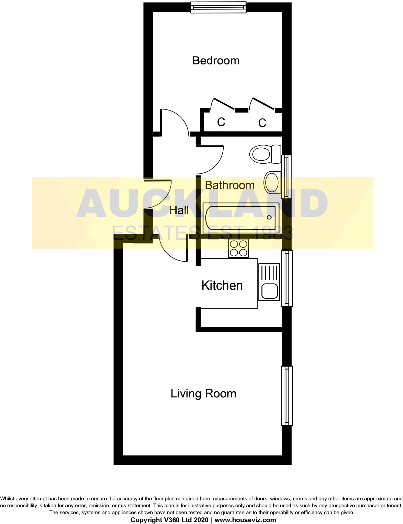 Bornedene, Potters Bar floorplan