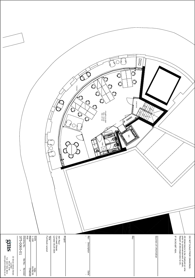 4th Floor Cornwell House Layout