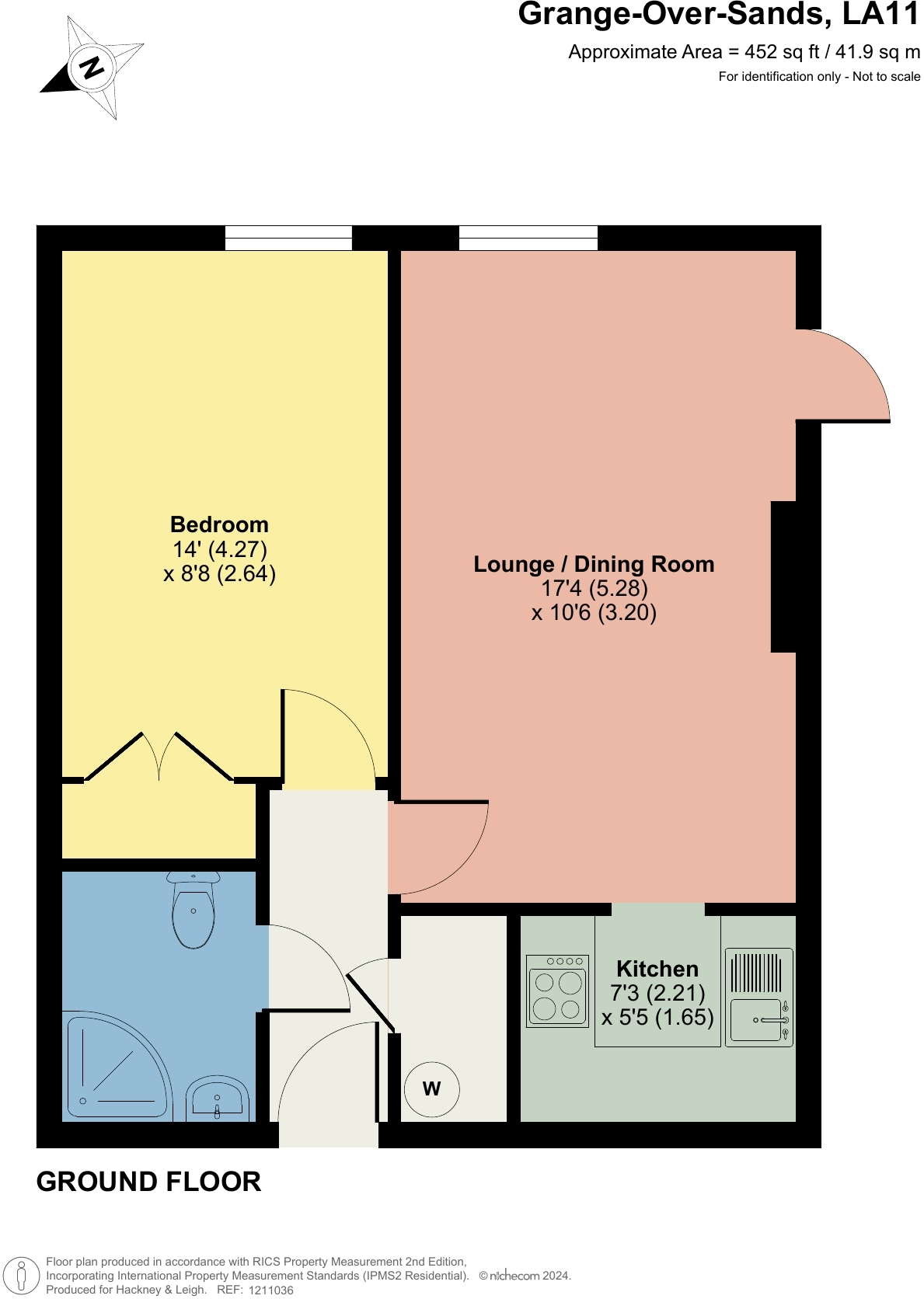 5 Strand Court,The Esplanade, Grange-over-Sands, Cumbria, LA11 7HH floorplan
