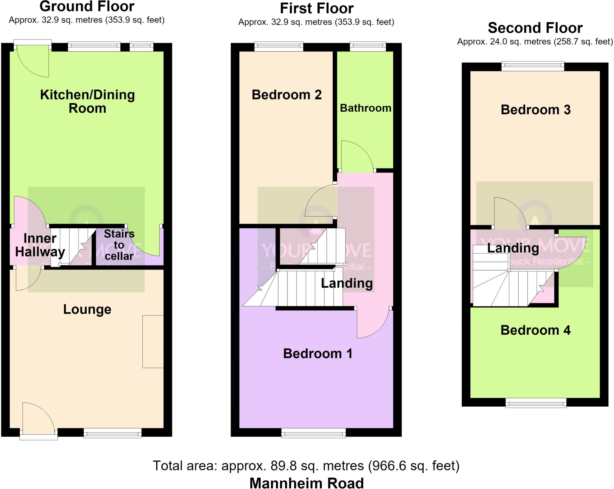 Mannheim Road, Bradford, West Yorkshire, BD9 floorplan