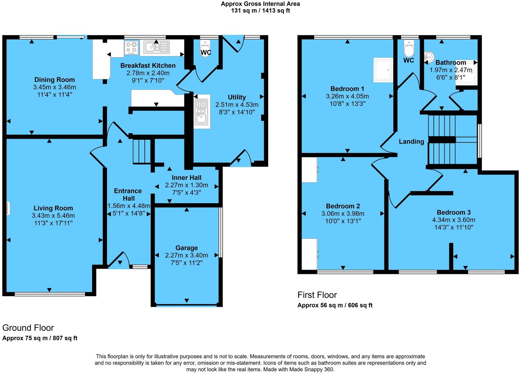 Malvern Road, Balsall Common, CV7 floorplan