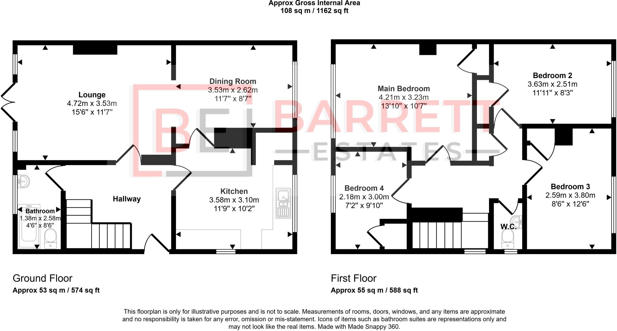 Boreham Avenue, London, E16 floorplan