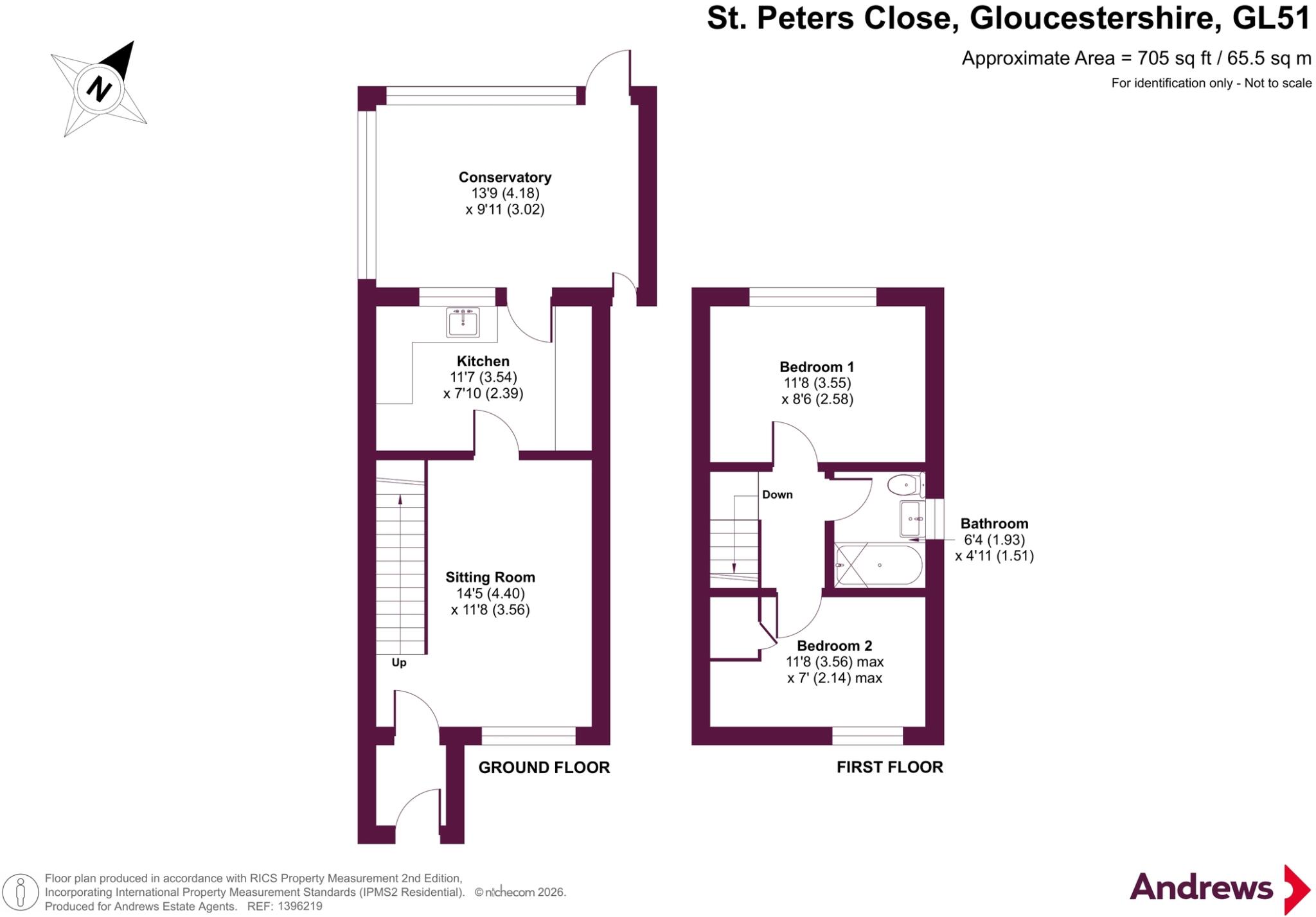 St. Peters Close, Cheltenham, Gloucestershire, GL51 floorplan