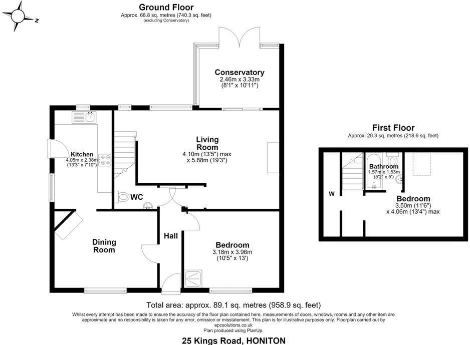 Kings Road, Honiton floorplan