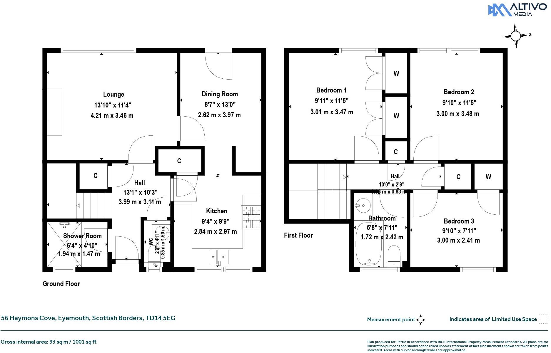 56, Haymons Cove, Eyemouth, Scottish Borders floorplan