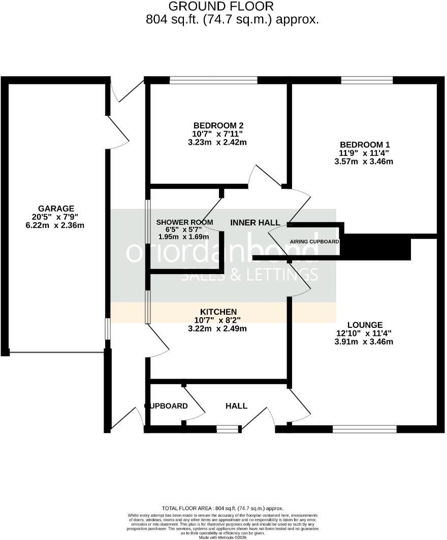 Drayton Close, Rushden, NN10 9HY floorplan
