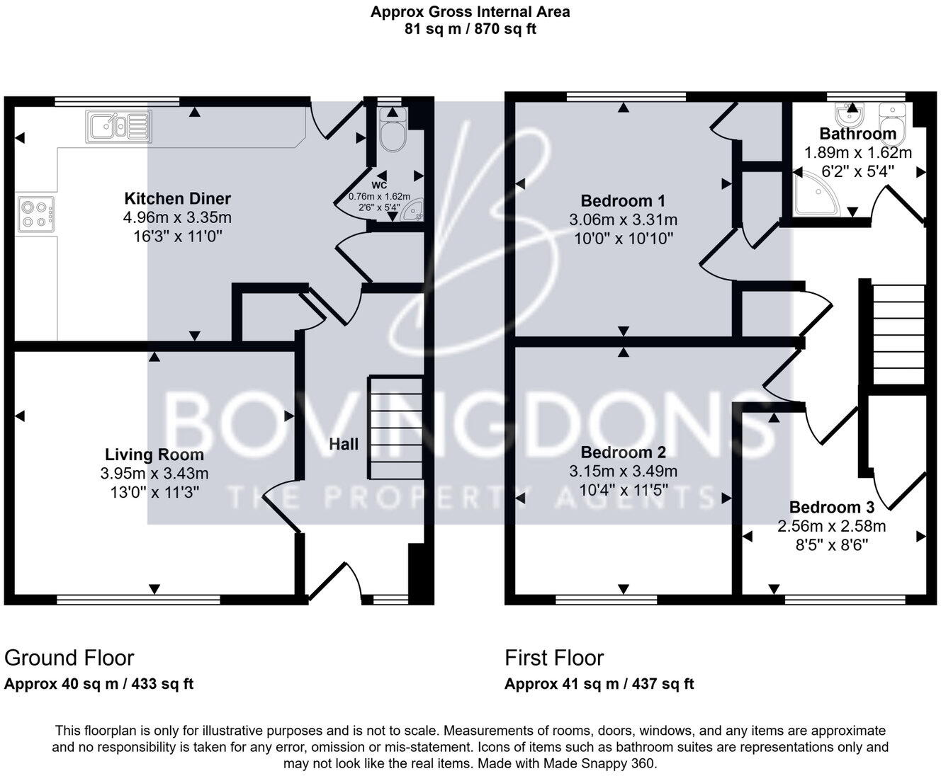 West Drive Gardens, Soham floorplan