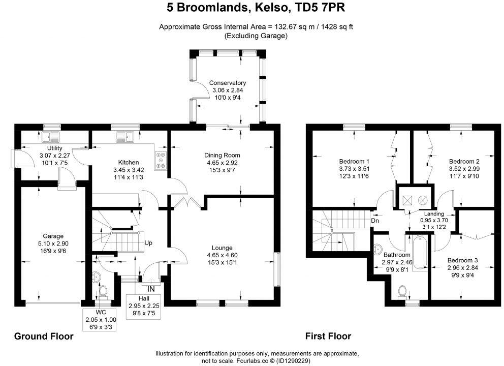 5 Broomlands, Kelso, TD5 7PR floorplan