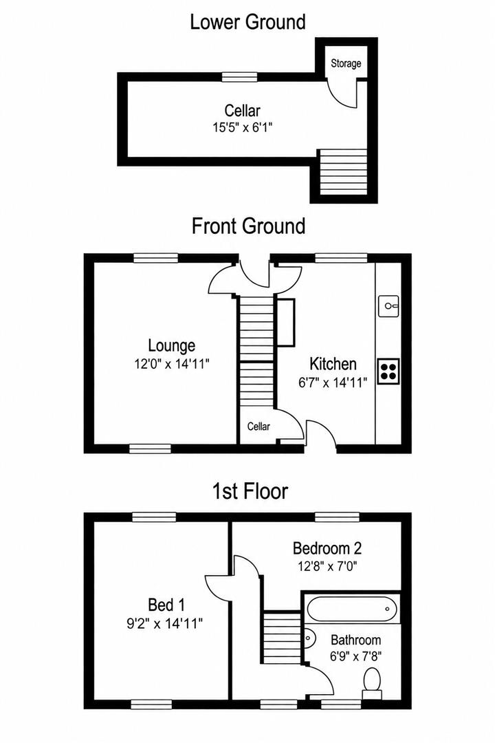 Chapel Street, Netherton, Huddersfield HD4 floorplan