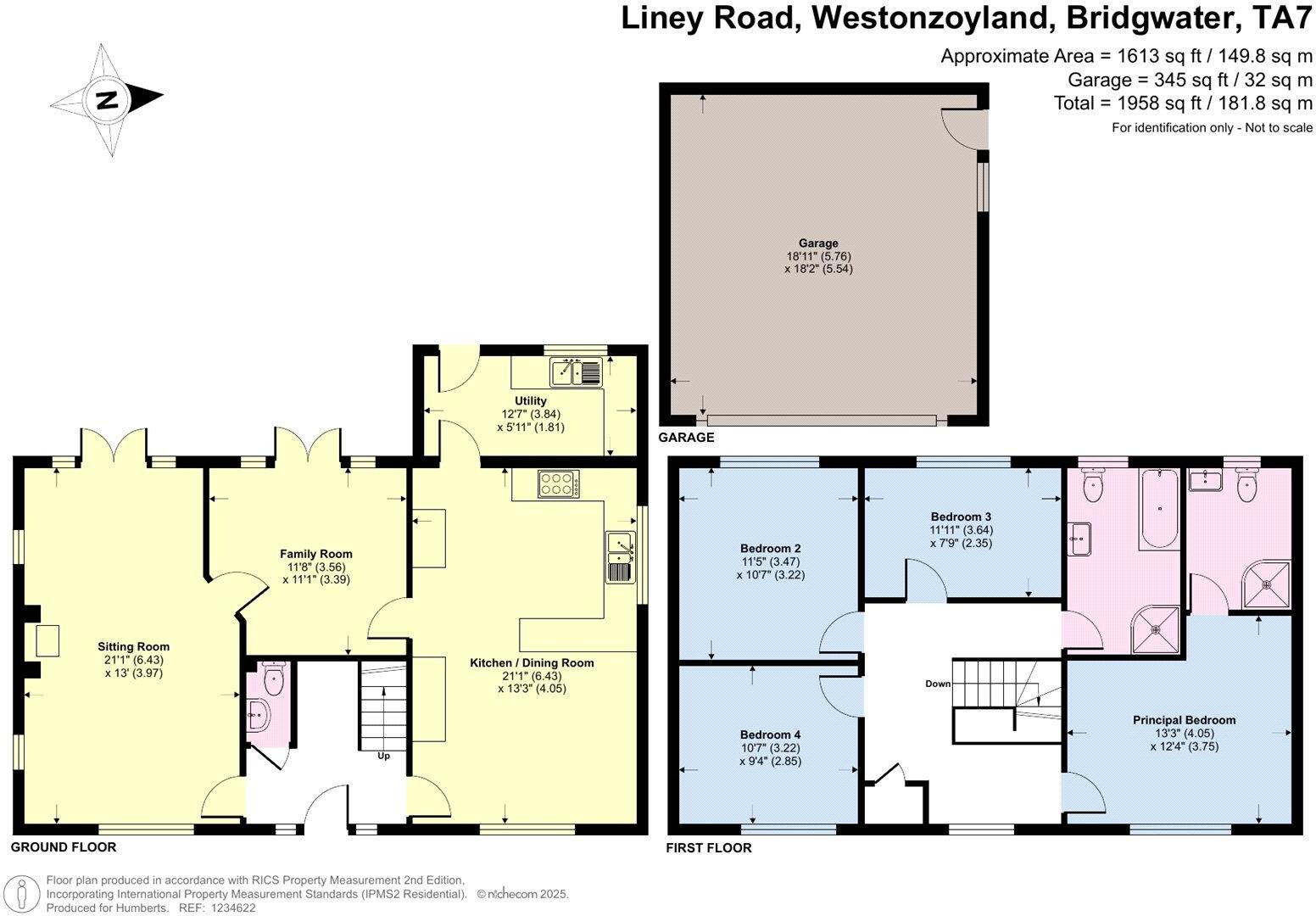33A, Liney Road, Westonzoyland, Bridgwater, Somerset floorplan