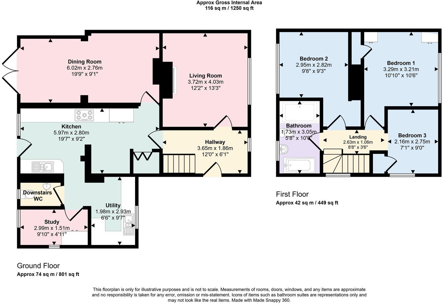 15, The Crescent, Craven Arms floorplan