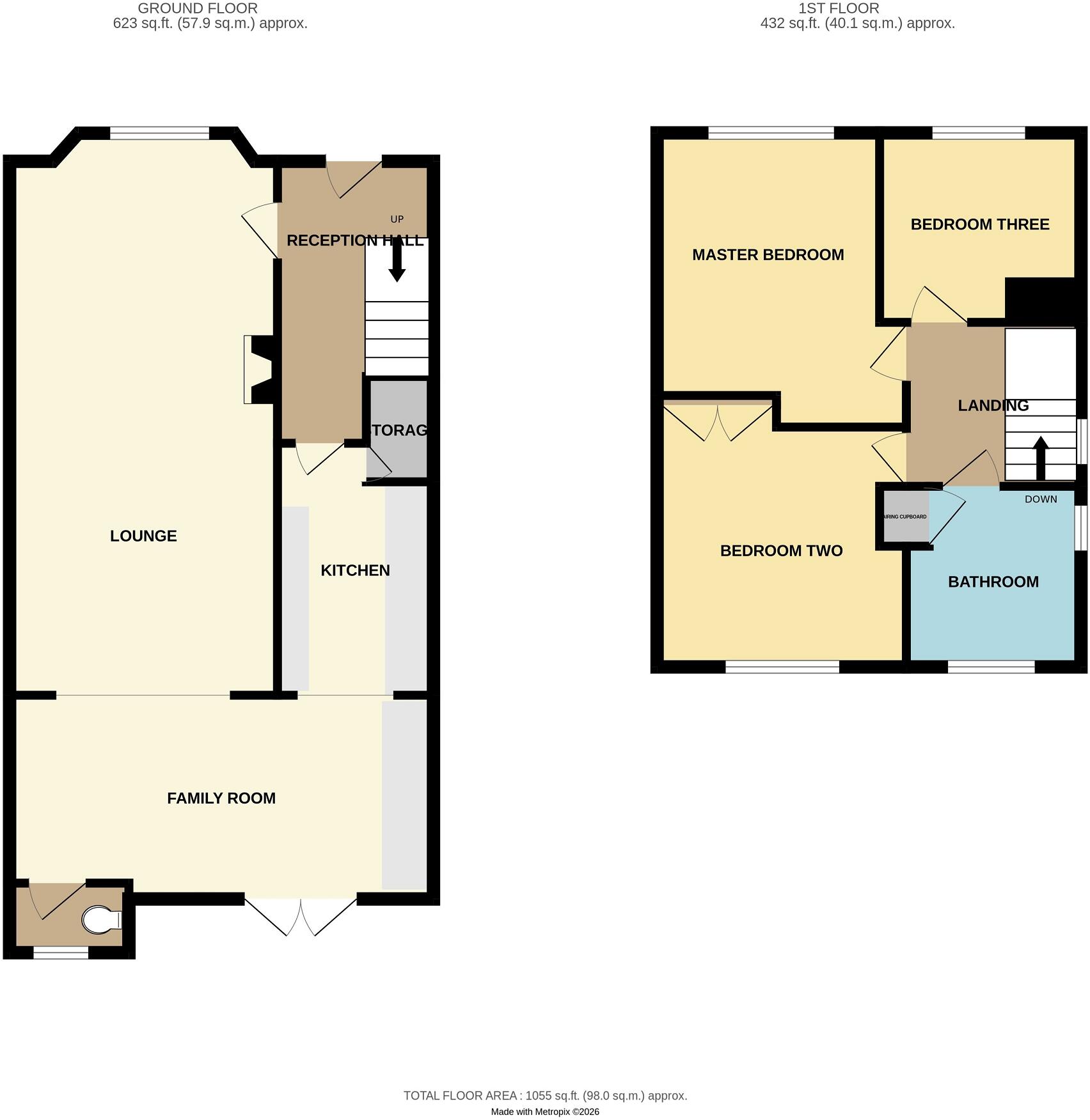 Park Road, Caldicot, Mon. NP26 4EL floorplan