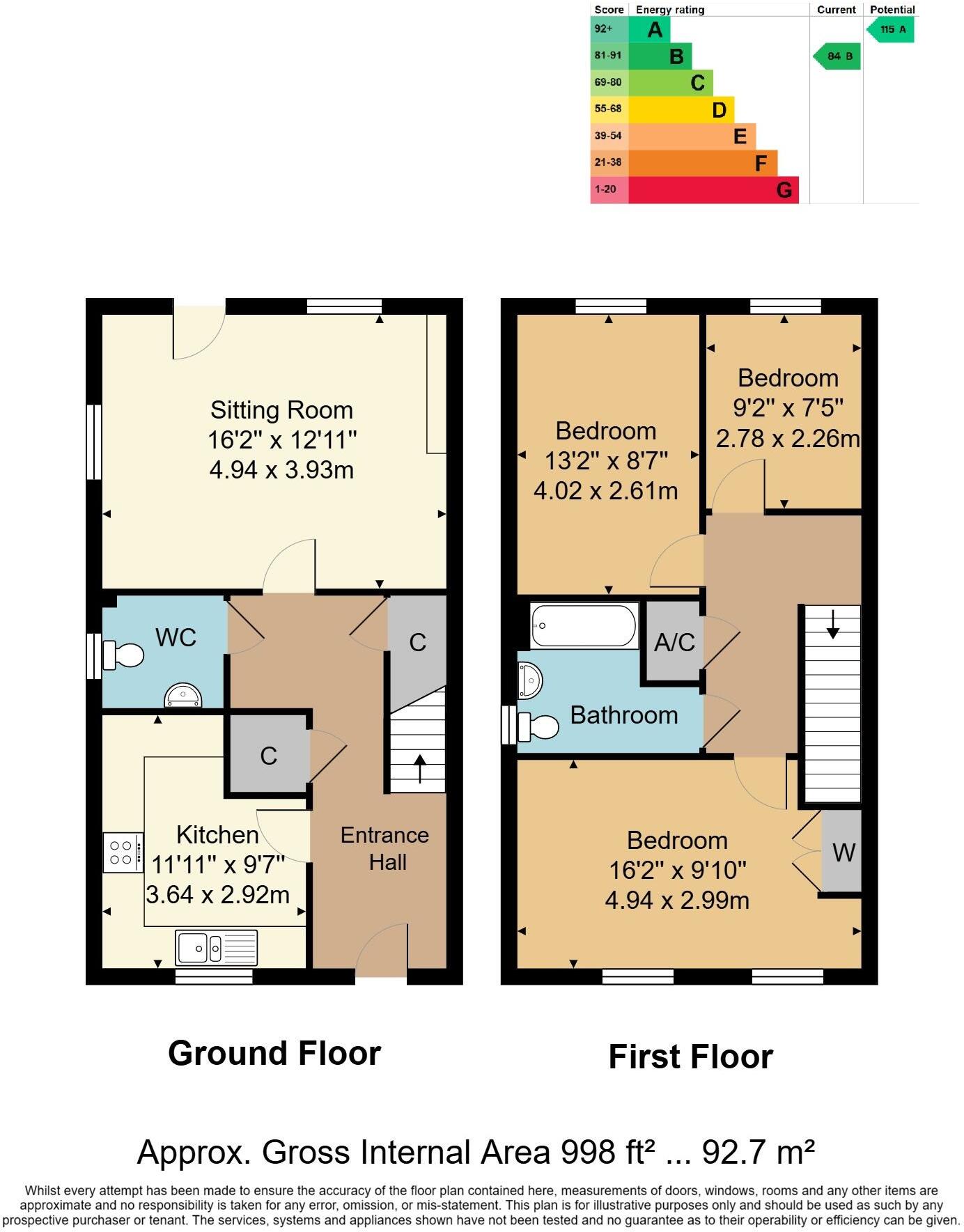 Marigold Avenue, Horam floorplan