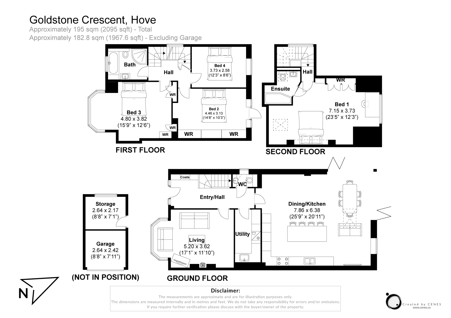 Goldstone Crescent, Hove floorplan