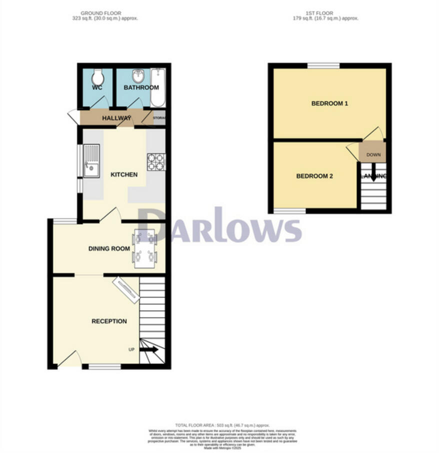 Nightingales Bush, Pontypridd floorplan