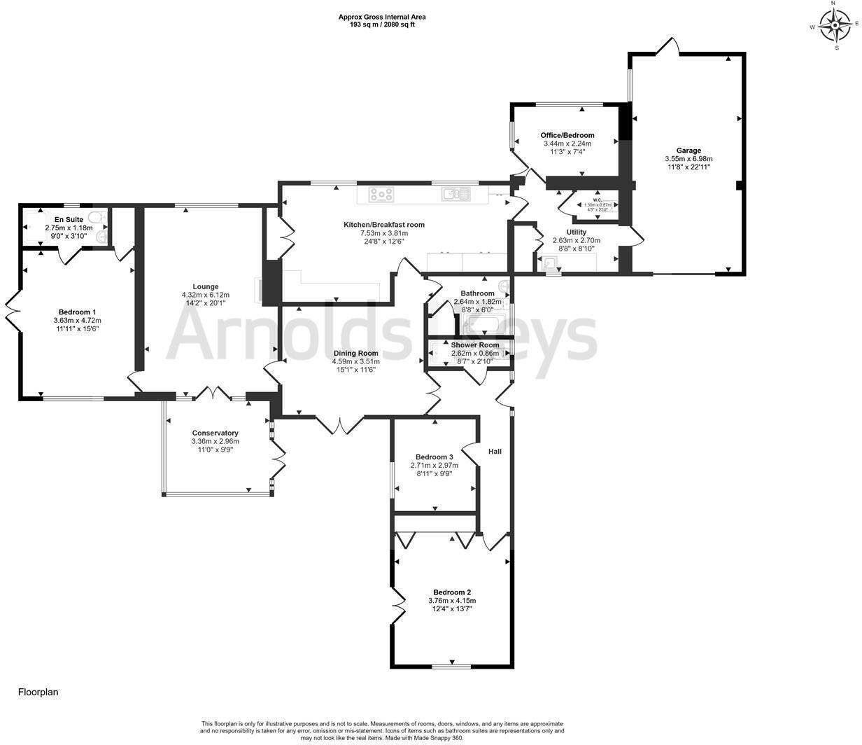 Cromer Road, High Kelling, Holt floorplan