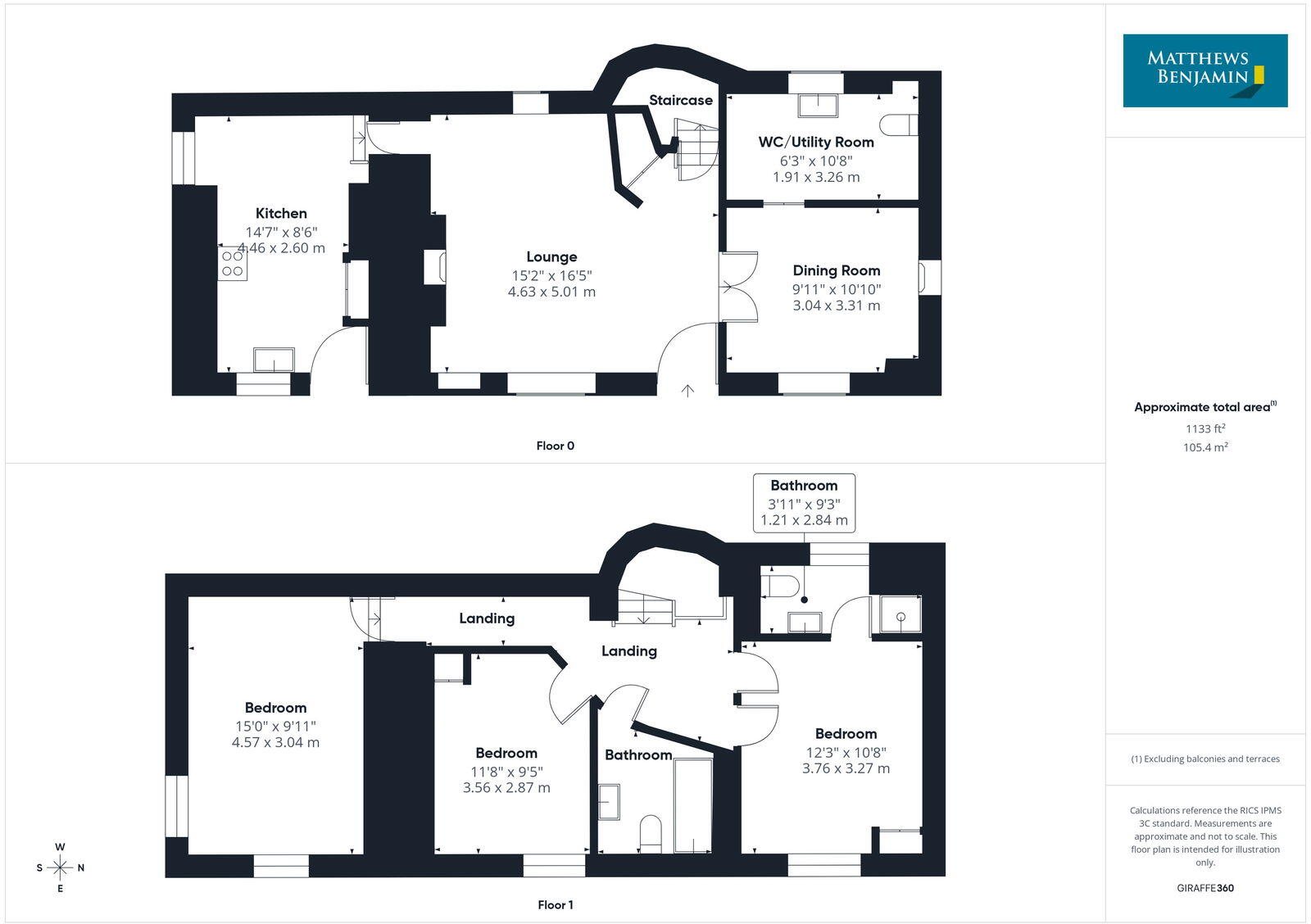 Roger Ground Cottage Roger Ground Hawkshead LA22 0QG floorplan