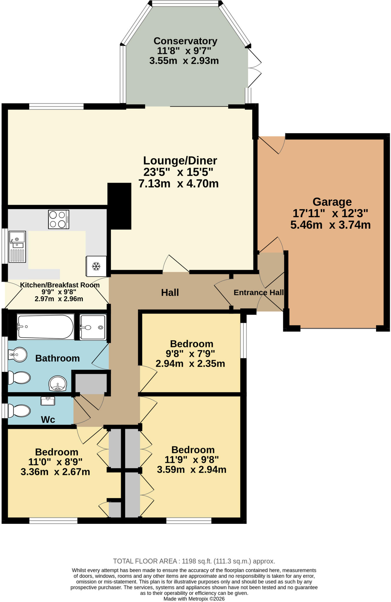 Britannia Avenue, Whitstable, Kent, CT5 floorplan