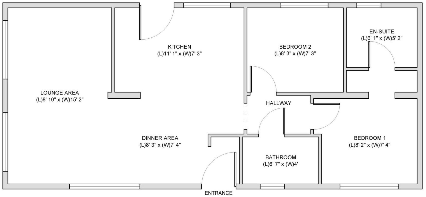 Carmarthenshire, Wales, SA34 floorplan