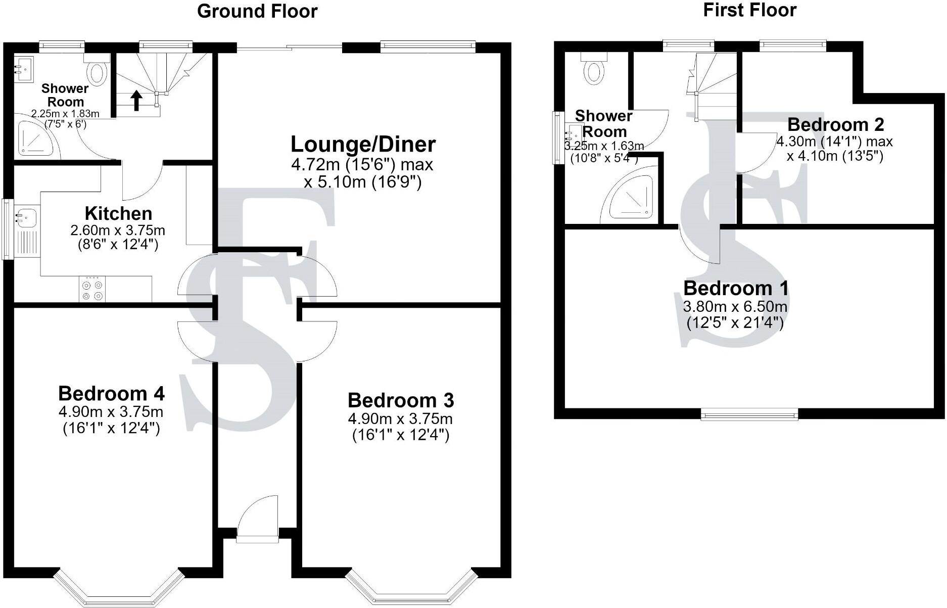 Braunstone Close, Leicester floorplan