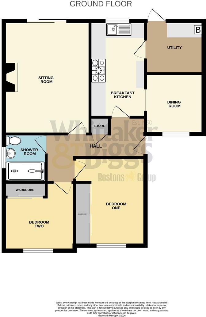 Hayes Close, Leek, ST13 6DF floorplan