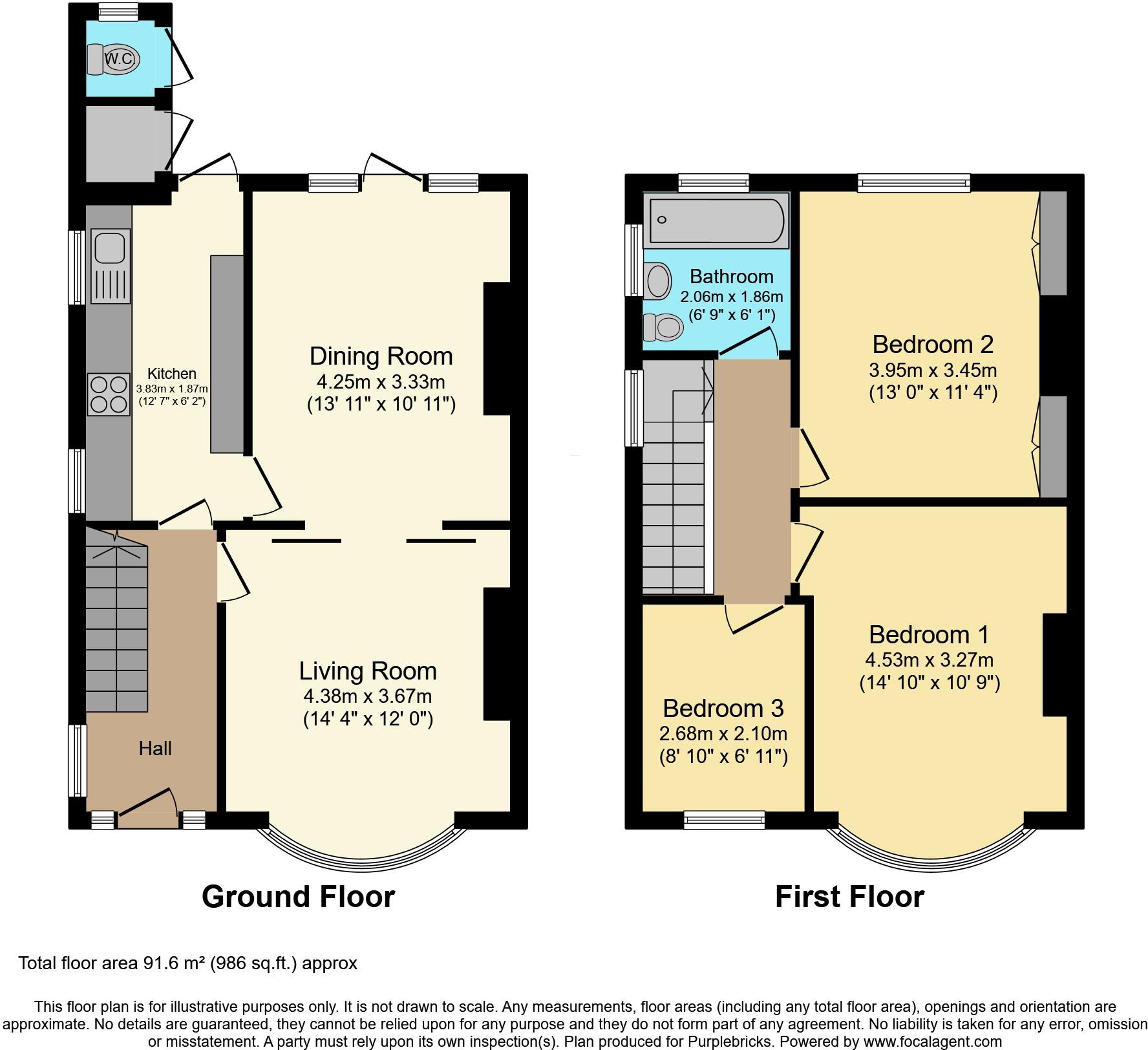 Dene Avenue, Hounslow, TW3 floorplan