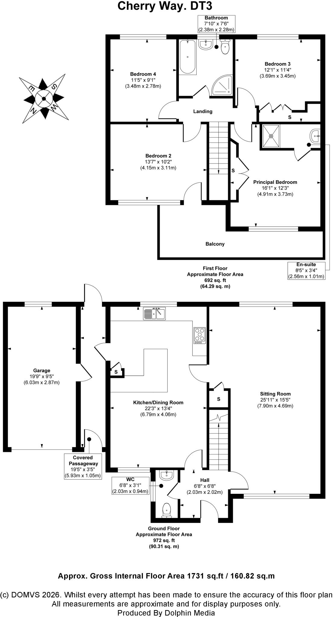 Preston, Weymouth floorplan