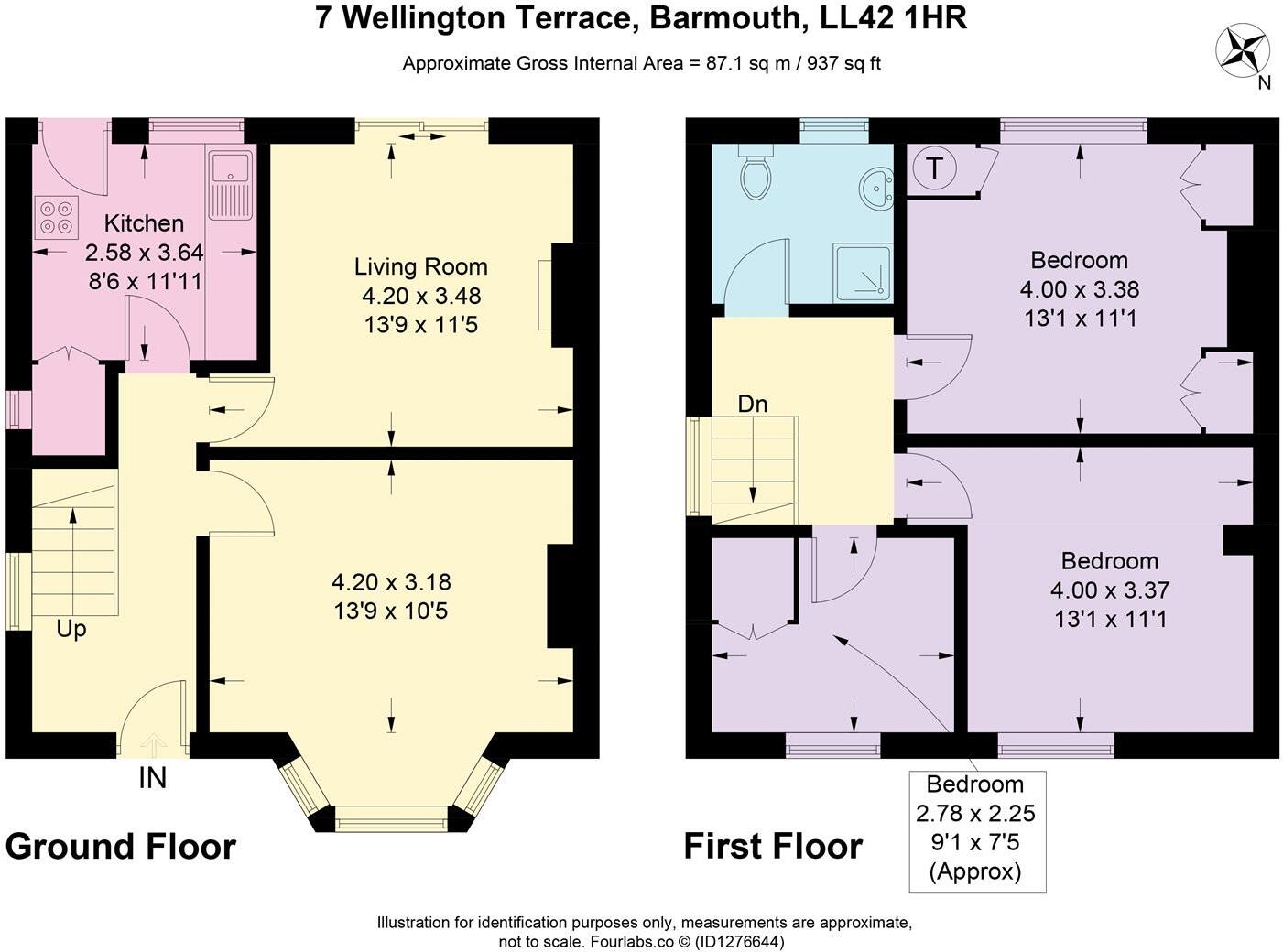 7 Wellington Terrace, Barmouth floorplan